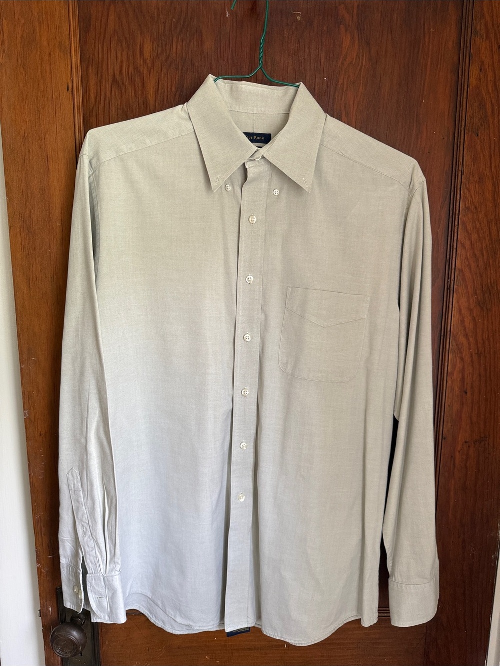 Club Room Dress Shirt - Grey, Size 16, 34/35